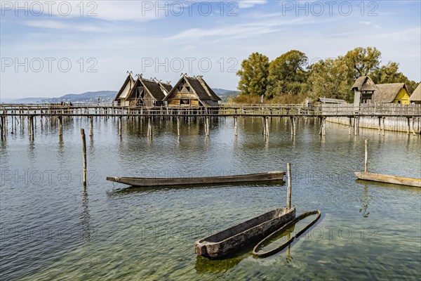 Lake Dwelling Museum Unteruhldingen on Lake Constance