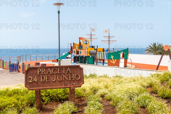 Praia da Calheta in summer