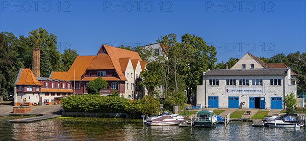 Old villas and new apartment buildings