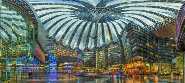 Sony Center Indoor Panorama Berlin Germany