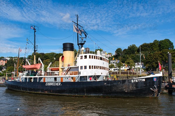 Icebreaker in the Port of Hamburg