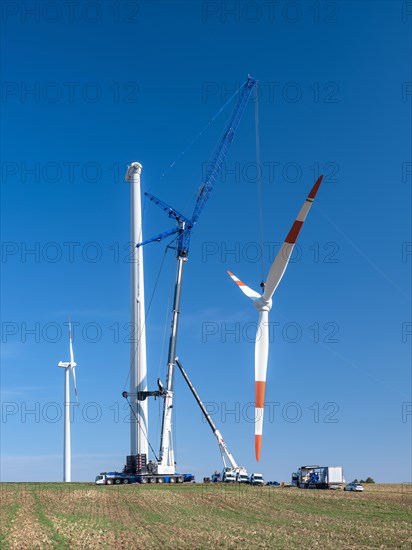 New construction Maintenance Repair of a wind turbine