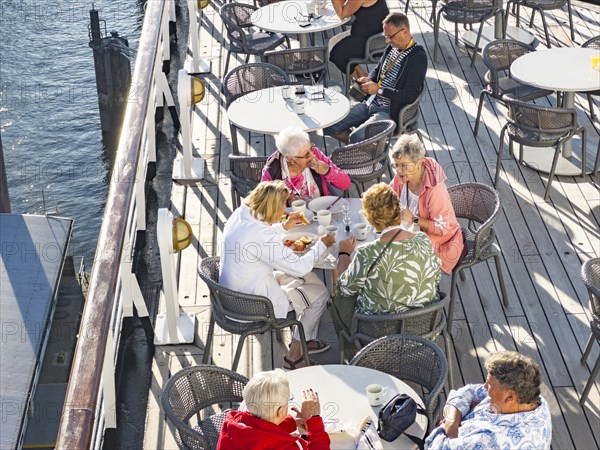 Tea Time on the Lido Deck of the cruise ship Vasco da Gama