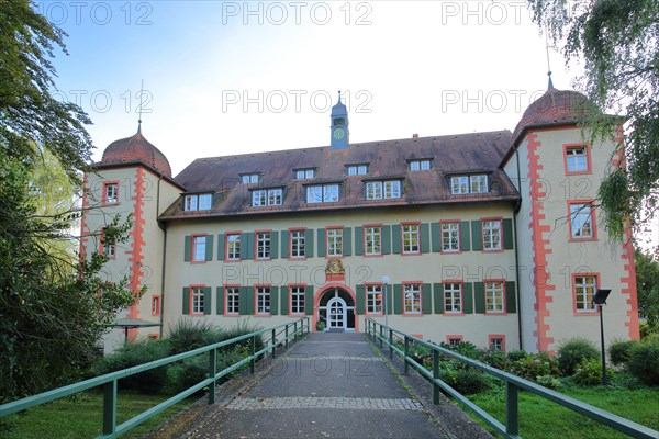 Entrance with bridge to the moated castle