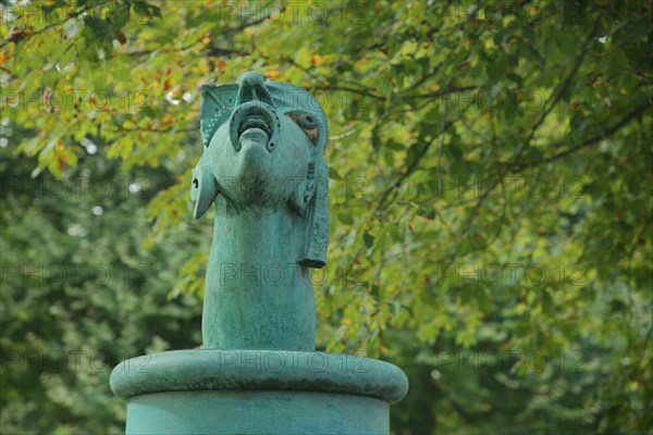 Sculpture Allegory of Air by Juergen Goertz 1989