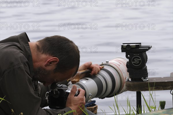 Nature park photographer at work