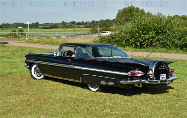 1958 Chevrolet Impala at classic car meeting