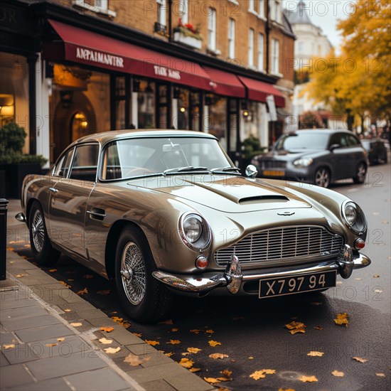 A historic Aston Martin DB5