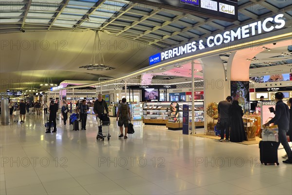 Duty Free Shop for perfumes and cosmetics in the security area