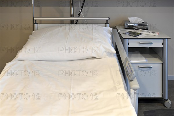 Private room hospital bed