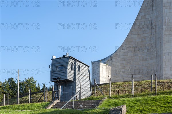 Watchtower of the former concentration camp Natzweiler-Struthof
