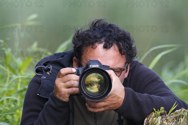 Nature park photographer at work