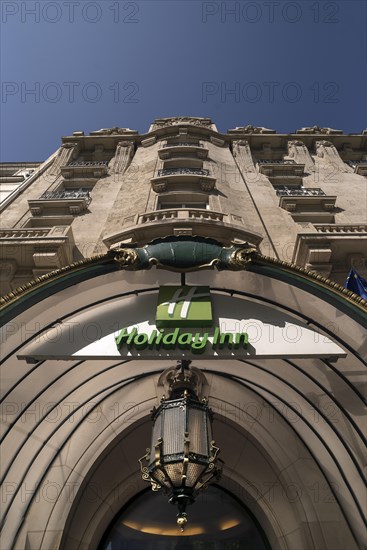 Entrance from the Holiday Inn Hotel in a Historic Palais