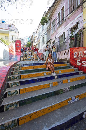 Escadaria Selaron or Lapa Stairs