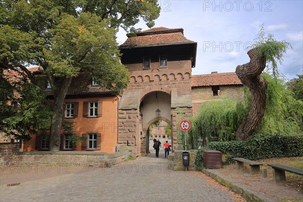 Entrance with gatehouse of the former Cistercian abbey