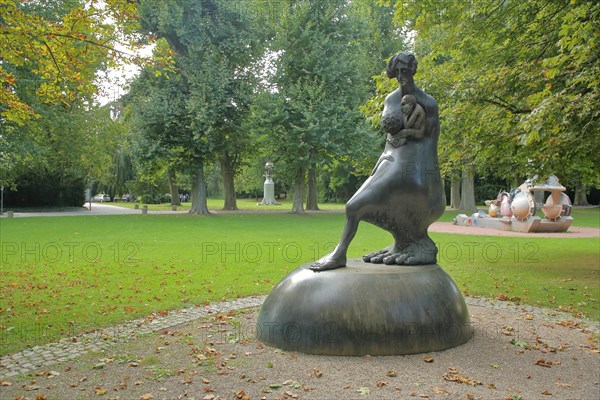 Sculpture Amme Amadeus by Juergen Goertz 1989