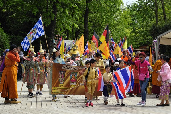 Vesak festival of the Thai community in Westpark