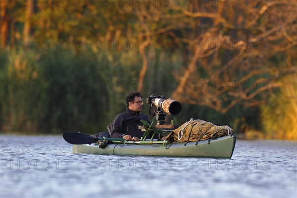 Nature park photographer at work