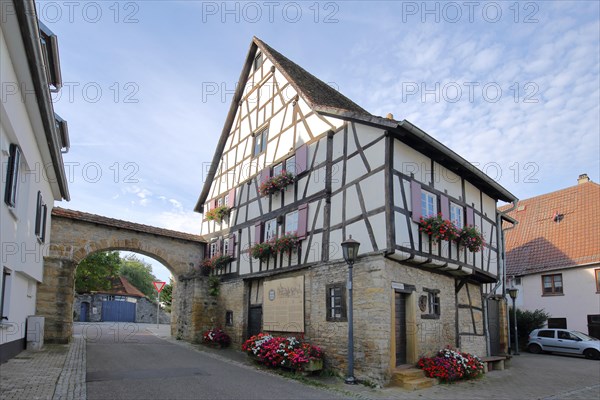 Tanner's house built 16th century and gate of the historic town wall