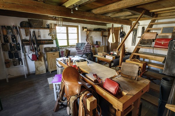 Saddlery in the Swabian Open Air Museum