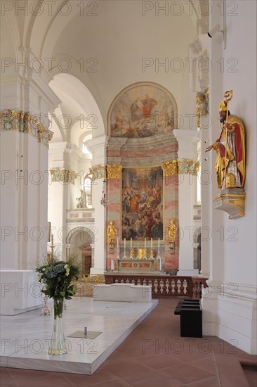 Interior view with painting