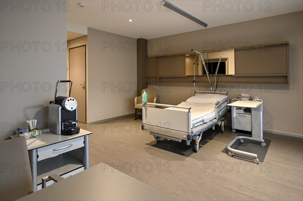 Private room hospital bed