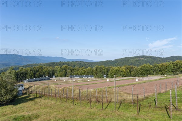 View over the site of the former concentration camp Natzweiler-Struthof