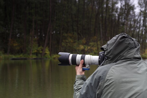 Nature park photographer at work