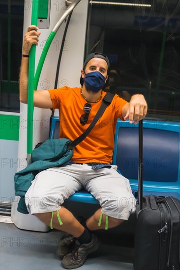 Tourist travel by metro in the coronavirus pandemic