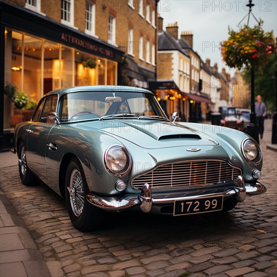 A historic Aston Martin DB5