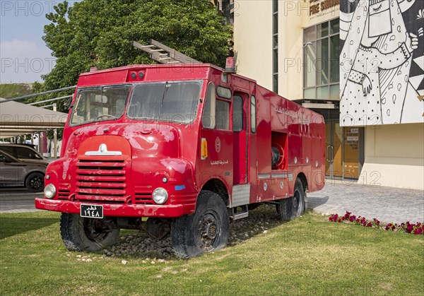 Red truck at Fire Station