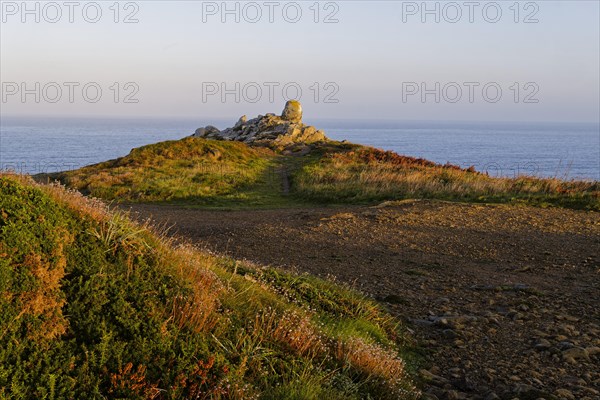 Morning atmosphere on the rocky coast of Pointe de Brezellec