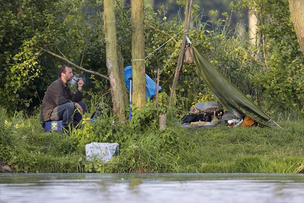 Camp of a nature photographer