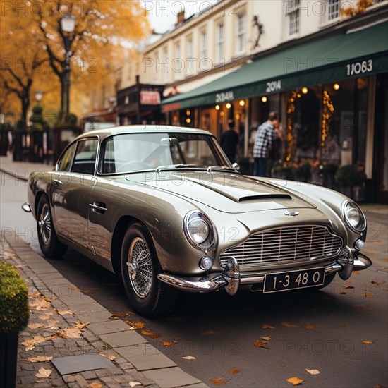 A historic Aston Martin DB5