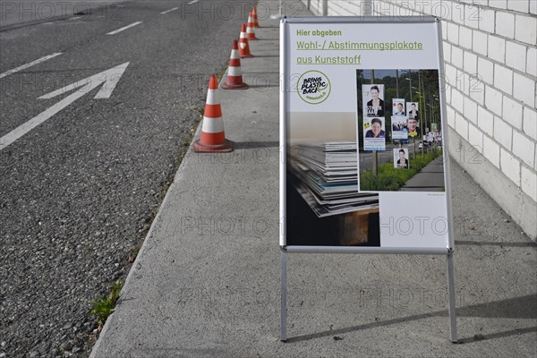 Posting Disposal Plastic election posters