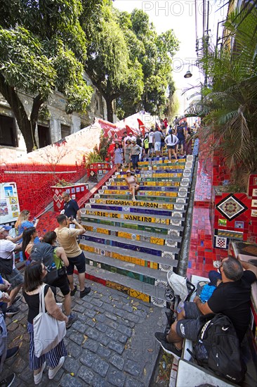 Escadaria Selaron or Lapa Stairs