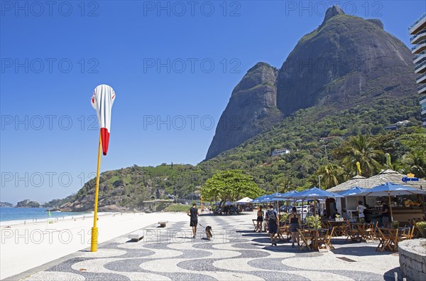 Beach promenade at Praia de Sao Conrado