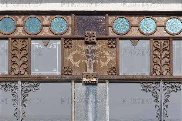 Window with Art Nouveau ornaments