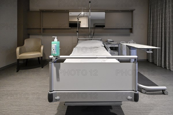 Private room hospital bed