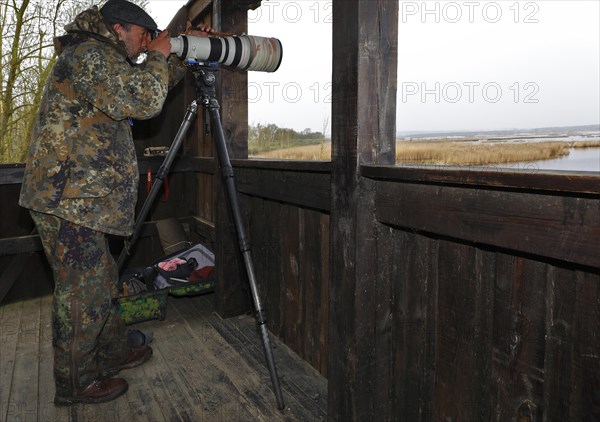 Nature park photographer at work