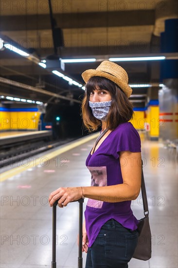 Tourist travel by metro in the coronavirus pandemic