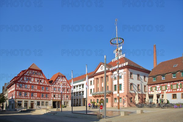 Half-timbered houses