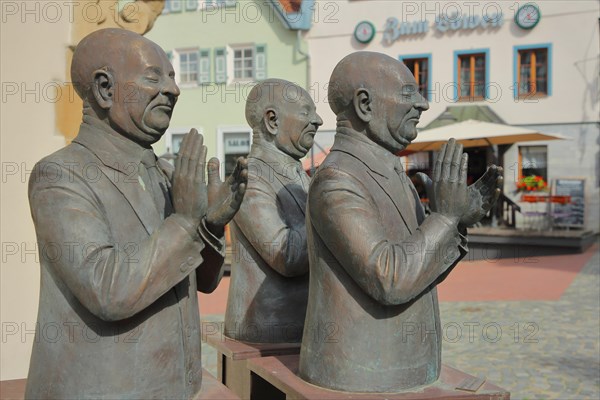 Sculpture The Claque by Guido Messer 1987