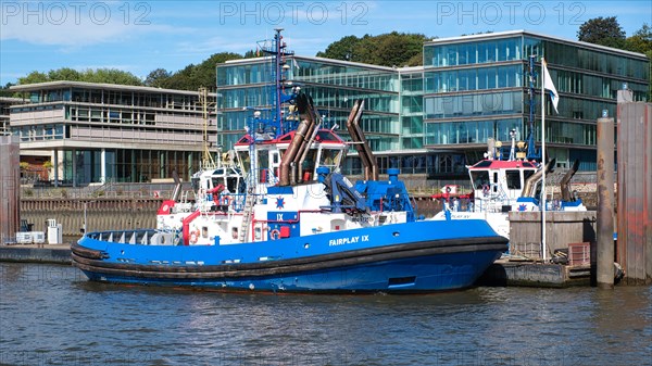 Tugboat in the Port of Hamburg