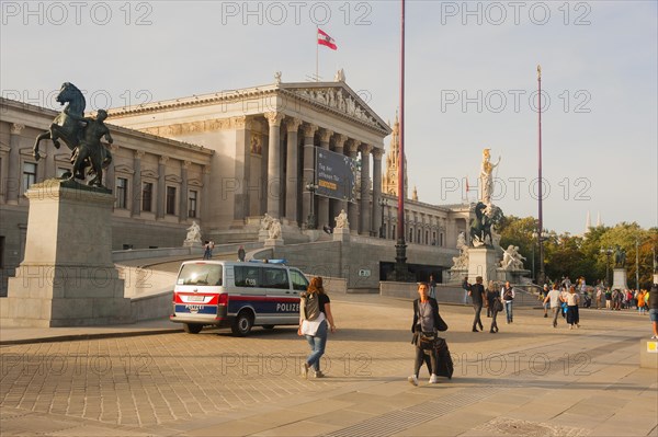 Parliament building in Vienna