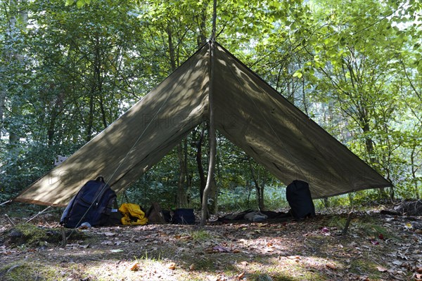 Camp of a nature photographer