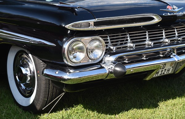 1958 Chevrolet Impala at classic car meeting