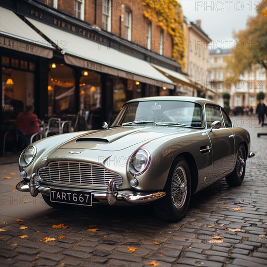 A historic Aston Martin DB5