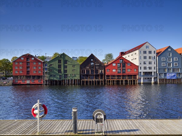Historic warehouses in Trondheim