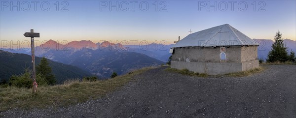 Mountain Chapel at Sunrise